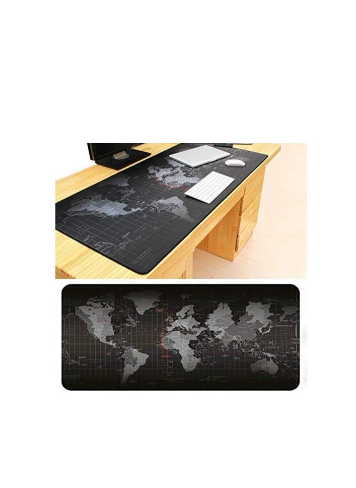 Generic - Gaming Mouse Pad World Map - Extra large for Keyboard & Mouse - Size 70 X 30 CM - Image 1