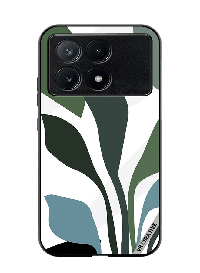 VR CREATIVE Protective Case Cover For Xiaomi Poco X6 Pro Leaf Tropical Design Multicolour - Image 1