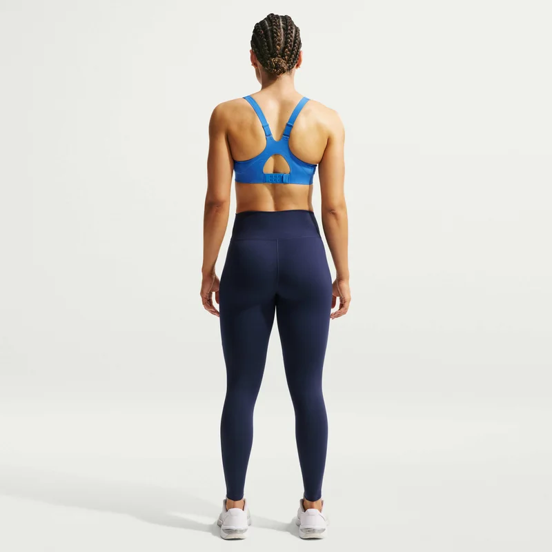 Nike Blue Women's Rival Dri-FIT Ultrahigh-Support Padded Training Sports Bra for Women | Best Price UAE