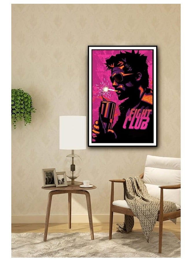 Today Idea Fight Club Movie Poster Family Decorative Painting Wall Art Canvas Posters Gifts 12x18 inch No Frame - Image 3