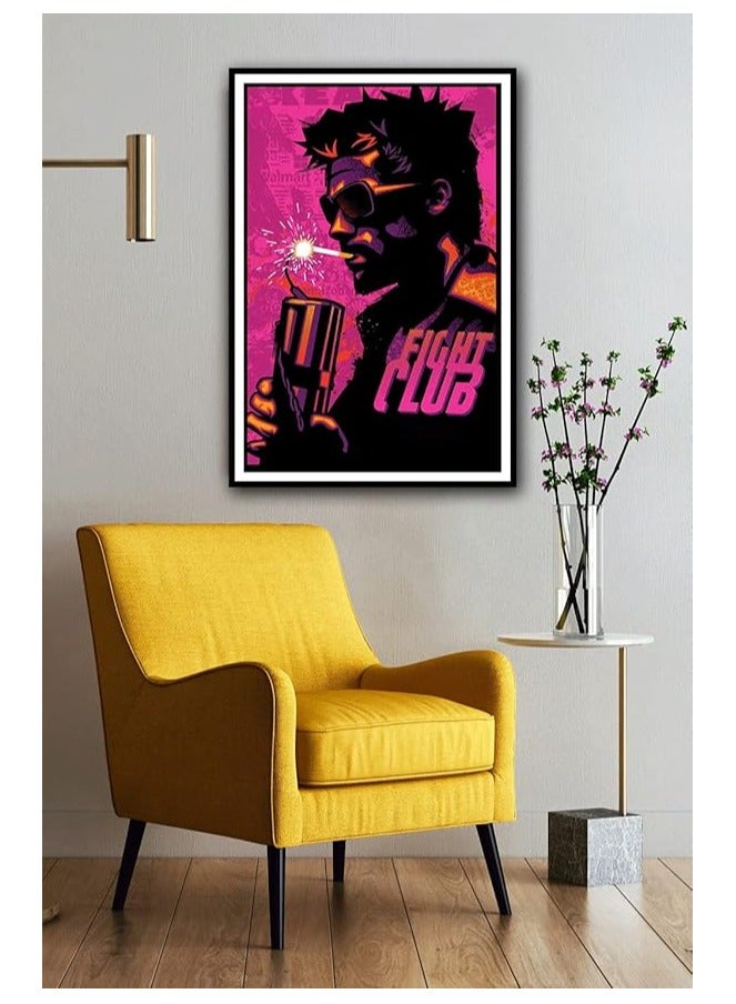 Today Idea Fight Club Movie Poster Family Decorative Painting Wall Art Canvas Posters Gifts 12x18 inch No Frame - Image 4