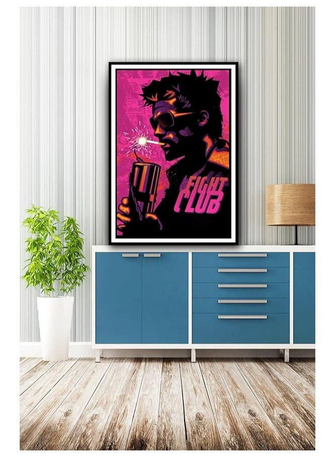 Today Idea Fight Club Movie Poster Family Decorative Painting Wall Art Canvas Posters Gifts 12x18 inch No Frame - Image 5