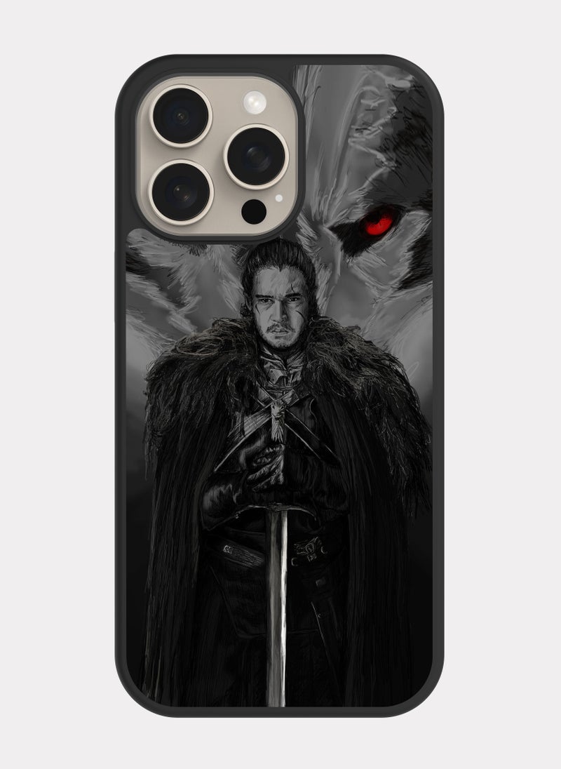 PXLAAT iPhone 15 Pro Max case cover Jon Snow GOT - Image 1