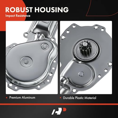 A-Premium محرك رفع نافذة الطاقة الأمامية اليسرى واليمنى A-Premium متوافق مع شيفروليه بليزر كامارو كابريس كافاليير GMC كاديلاك بويك أولدزموبيل بونتياك سوبربان، جانب السائق والراكب، مجموعة 2-PC - Image 4