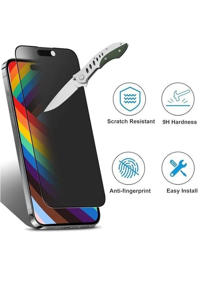 PROMASS Premium Matte ceramic privacy screen protector compatible with Iphone 15 pro max - Image 3