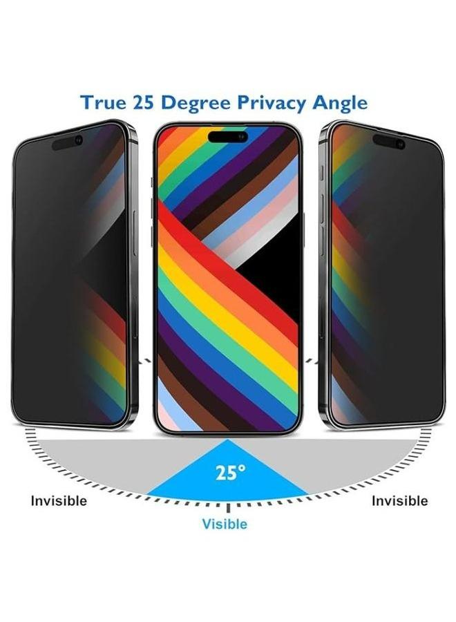 PROMASS Premium Matte ceramic privacy screen protector compatible with Iphone 15 pro max - Image 2