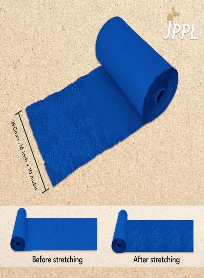 JPPL paper honeycomb roll | Expands hex to 16 meter | Plastic alternative | Packaging & shipping supplies bubble wrap roll| (390mm / 16 inch x10 meter) (Blue) - Image 5