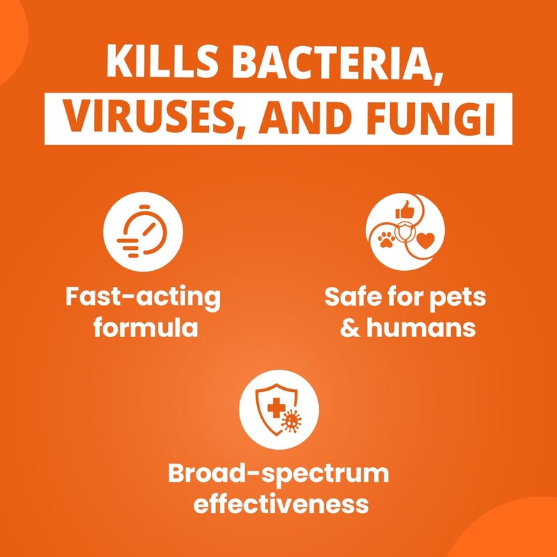 F10 SC Concentrated Veterinary Disinfectant for Kennels, Litter Box, Cage, Terrariums, Habitats, Vet Practices - 200 ml (6.8oz) - Image 3