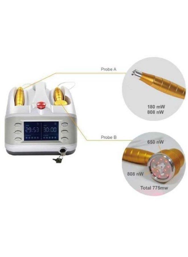 PHYSIOTREX® Physiotherapy Equipment HNC Laser Electrotherapy Machine For Pain Relief With Double Diode - Image 2