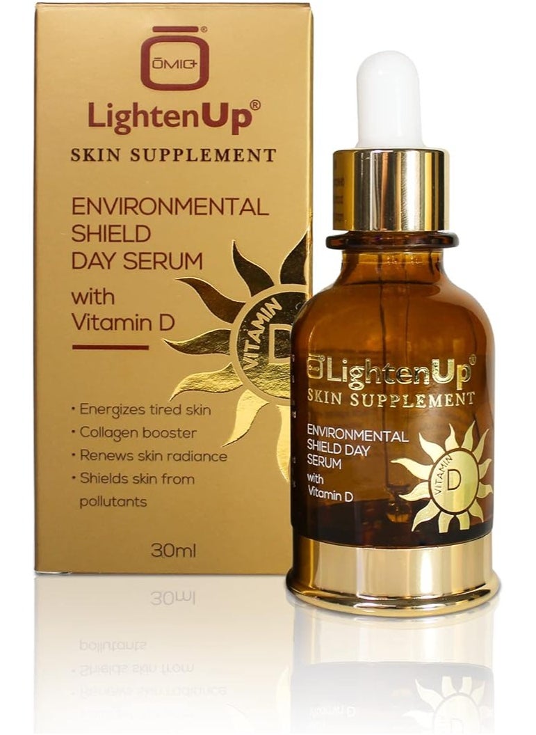 LIGHTENUP - LightenUp Vitamin D Serum for Face 30 ml  Natural and Organic Anti Aging Vitamin C Facial Serum Perfect Spot Corrector for Face  Hydrating & Brightening Skin Rejuvenating Serum - Image 1