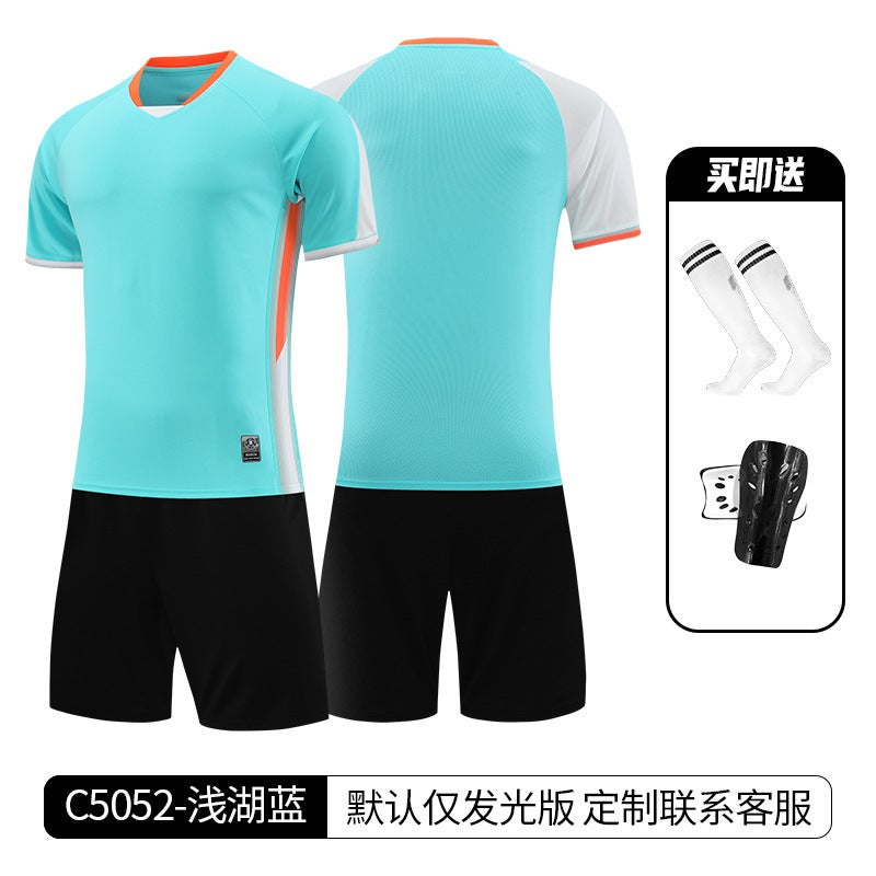 Children'S Football Game Campus Sports Team Uniform Suit Toddler Football Shirt Jersey Quick-Drying Training Suit - Image 1