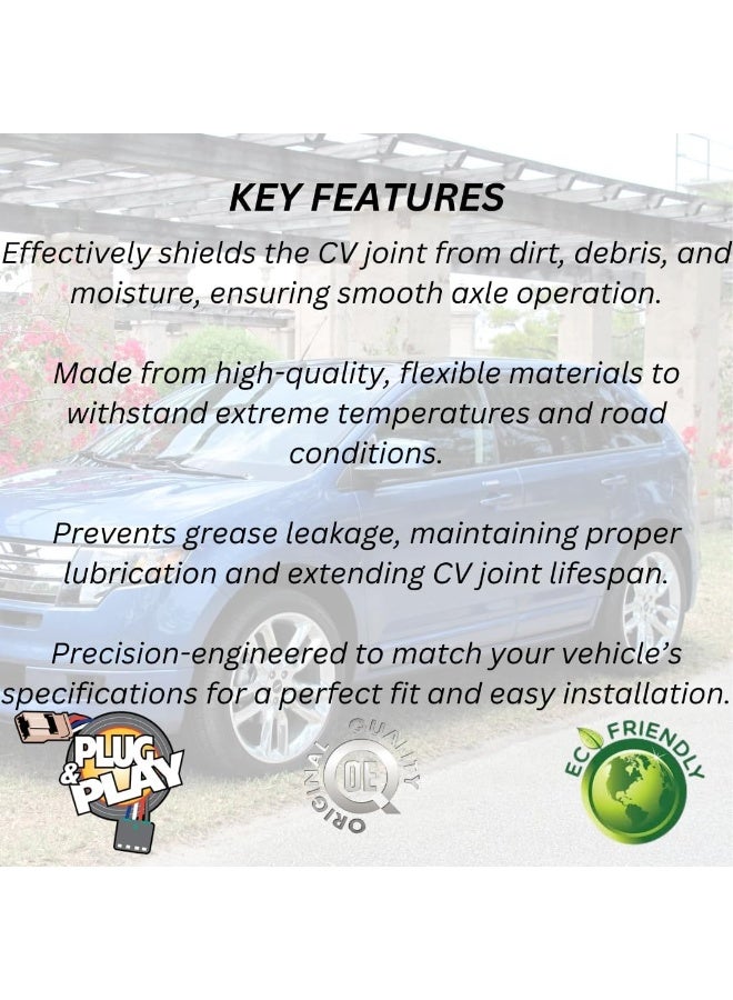 Panther Automotive Front Inner CV Axle Boot – Fits Ford Edge 2007–2014 | OEM 7T4Z-3A331-B | LFI C9741-CC20B - Image 3