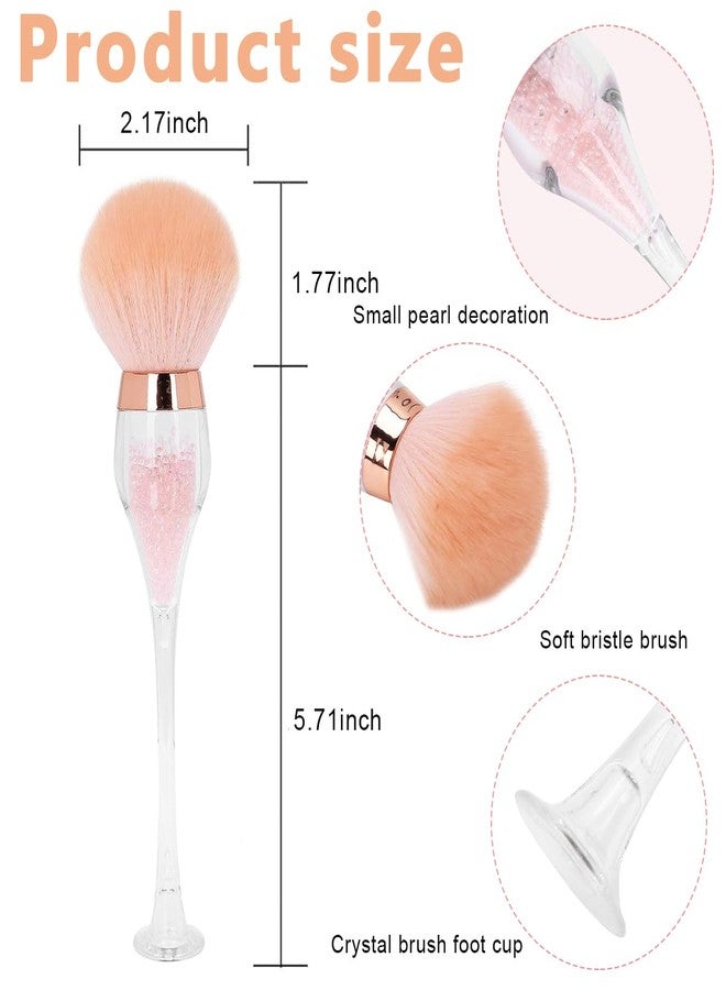 MAYCREATE® Large Powder Brush for Makeup, Stand-up Fluffy Makeup Brush for Applying Pressed or Loose Powder, Creative Bendable Handle Beauty Foundation Makeup Brushes - Image 2