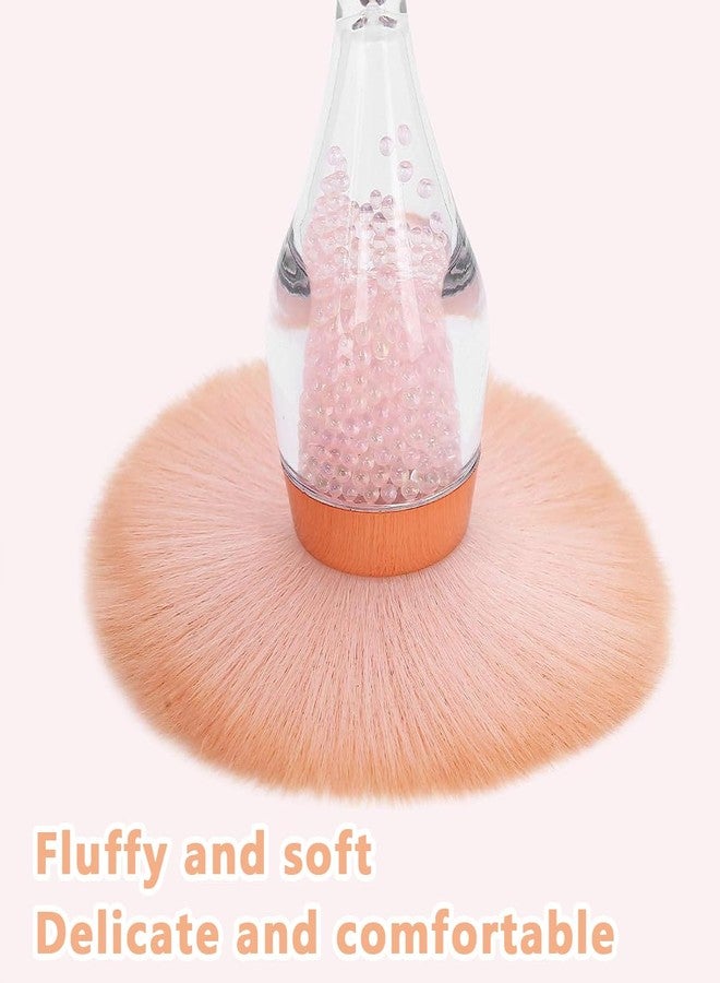 MAYCREATE® Large Powder Brush for Makeup, Stand-up Fluffy Makeup Brush for Applying Pressed or Loose Powder, Creative Bendable Handle Beauty Foundation Makeup Brushes - Image 3