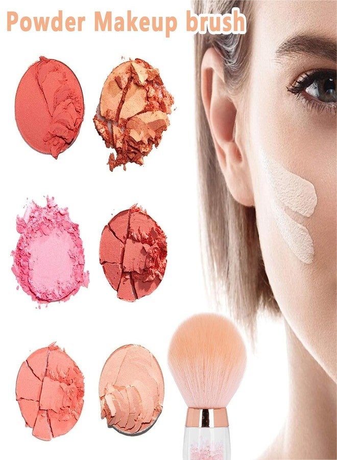 MAYCREATE® Large Powder Brush for Makeup, Stand-up Fluffy Makeup Brush for Applying Pressed or Loose Powder, Creative Bendable Handle Beauty Foundation Makeup Brushes - Image 4