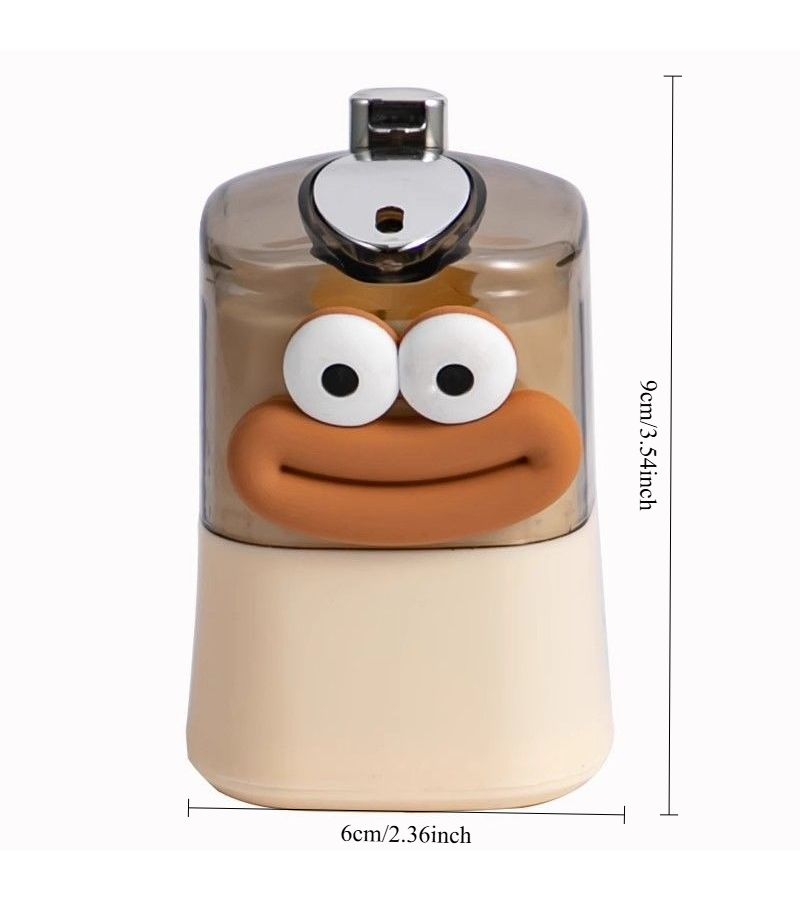 1 2 4 Pcs Fun Automatic Toothpick Dispenser Creative Cartoon Design Plastic Push Down Toothpick Holder Big Eye Style Suitable For Household And Restaurant Use - Image 5