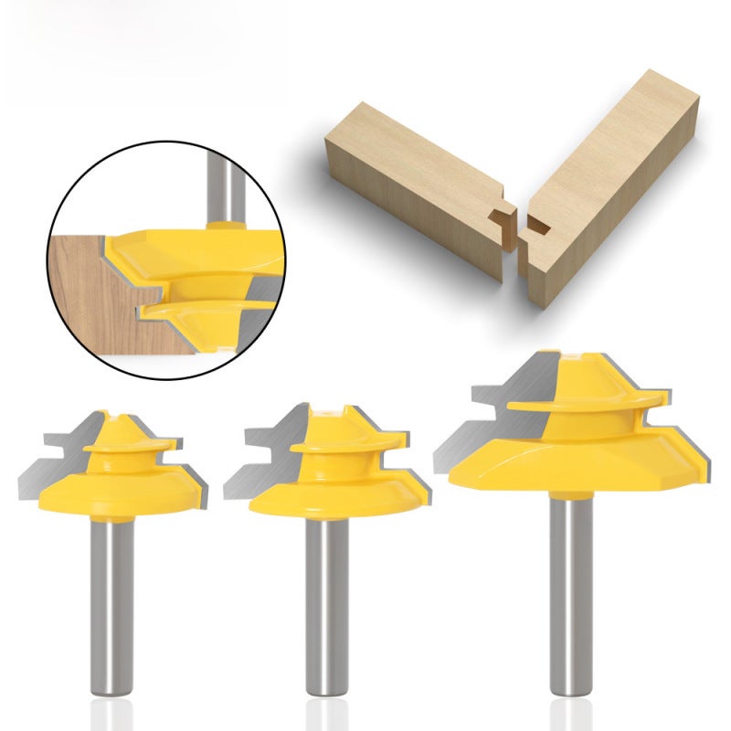 Mortising Tools 3-Piece Set Durable High-Quality Material - 45-Degree Angle Precise Cutting 8-Handle Stable Control for Woodworking Beginners and Professional Workshop Use - Image 2