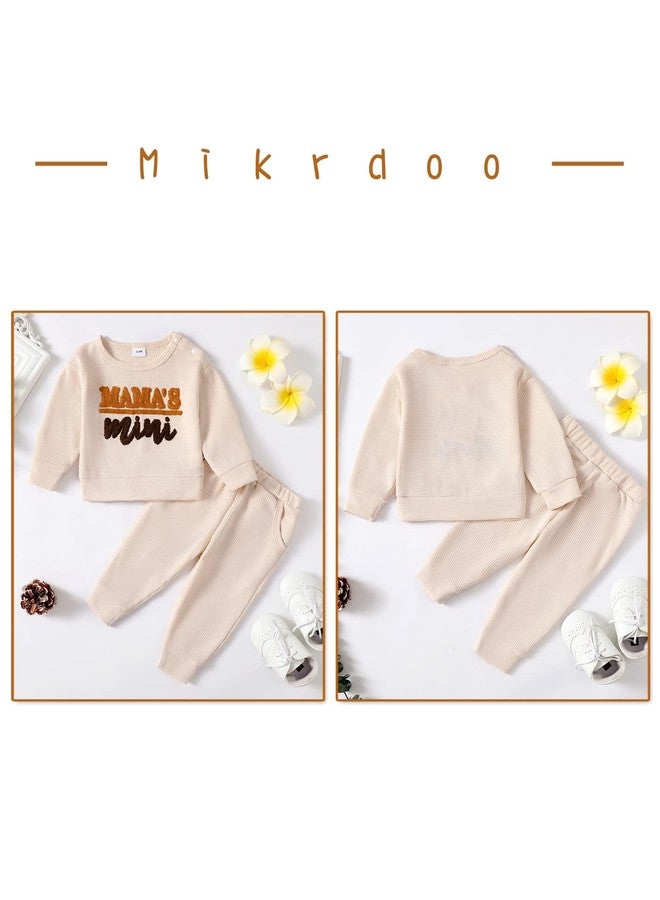 Mikrdoo Toddler Baby Girl Clothes 1 Year Old Clothe Sweatshirts Top Pants Set Little Fall Winter Outfits - Image 5
