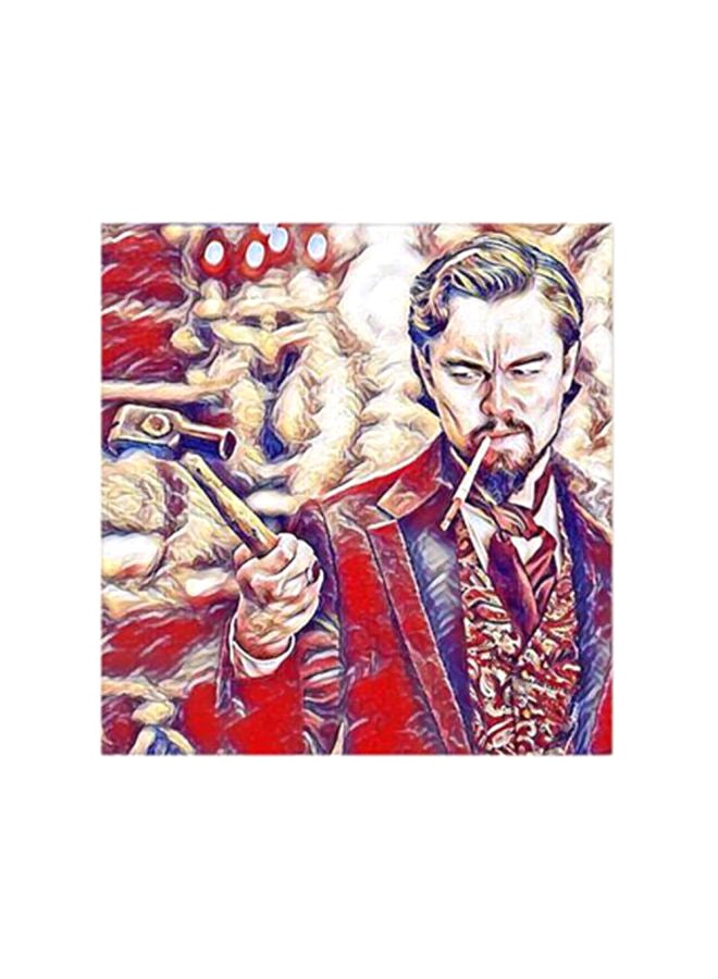 RYN Leonardo Dicaprio MDF Wall Art Multicolour 30x30centimeter - Image 1