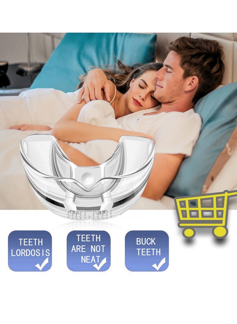 SYOSI Mouth Guard for Teeth Grinding, Upgraded Moldable Dental Guard for Teeth Grinding at Night, Trays Straightener, Sport Athletic, Teeth Grinding, Stops Bruxism, Eliminates Teeth Clenching - Pack of 3 - Image 4