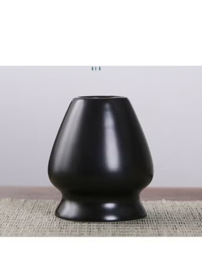 EFUMKE Matcha set, ceramic matcha bowl + whisk stand + bamboo whisk + spoon + tea strainer, perfect handmade matcha set for making traditional matcha, matcha gift set. - Image 2