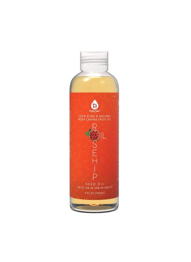 Pursonic - Rosehip Oil For Face, Nails, Hair And Skin, 6 Ounce - Image 1