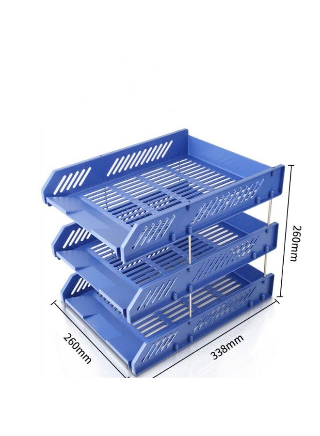 ديلي دلی إطار ملفات بلاستيكي سميك - أداة تخزين عمودية مميزة