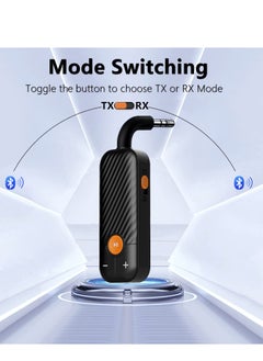Excefore Wireless Car Audio Adapter, Hands-Free Bluetooth Receiver and Transmitter with 3.5mm Plug, Music Streaming for Home and Car Stereo, Bluetooth Aux Kit  - Image 4