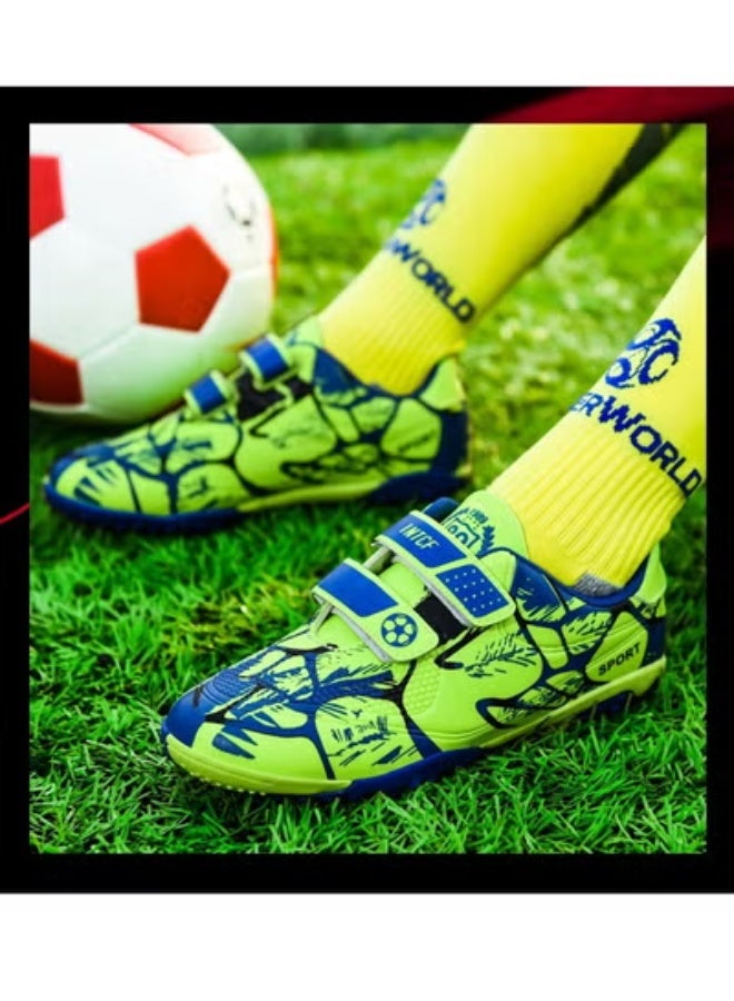SKT Shiketro Children's Soccer Shoes with Short Spikes, Unisex, Outdoor Running Shoes for Kids - Image 3