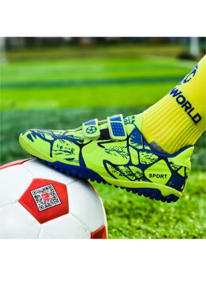 SKT Shiketro Children's Soccer Shoes with Short Spikes, Unisex, Outdoor Running Shoes for Kids - Image 5