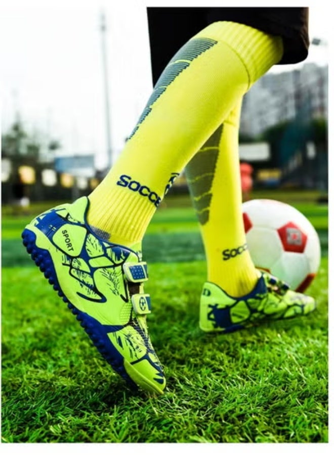 SKT Shiketro Children's Soccer Shoes with Short Spikes, Unisex, Outdoor Running Shoes for Kids - Image 2