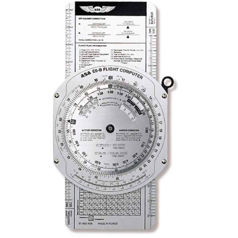 ASA حاسبة الطيران المعدنية ASA E6B - Image 5