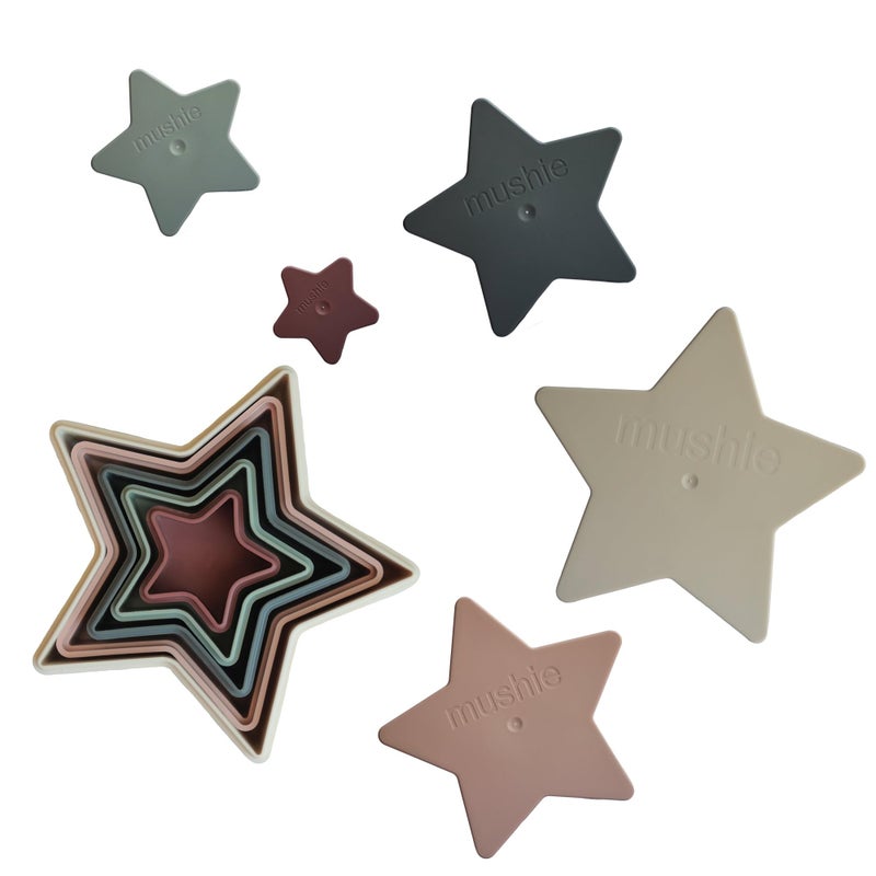 mushie Nesting Stars Toy | Made in Denmark (Original) - Image 1
