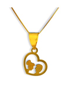Gold Necklace (Chain with Heart Pendant) 18KT - FKJNKL18KU1025