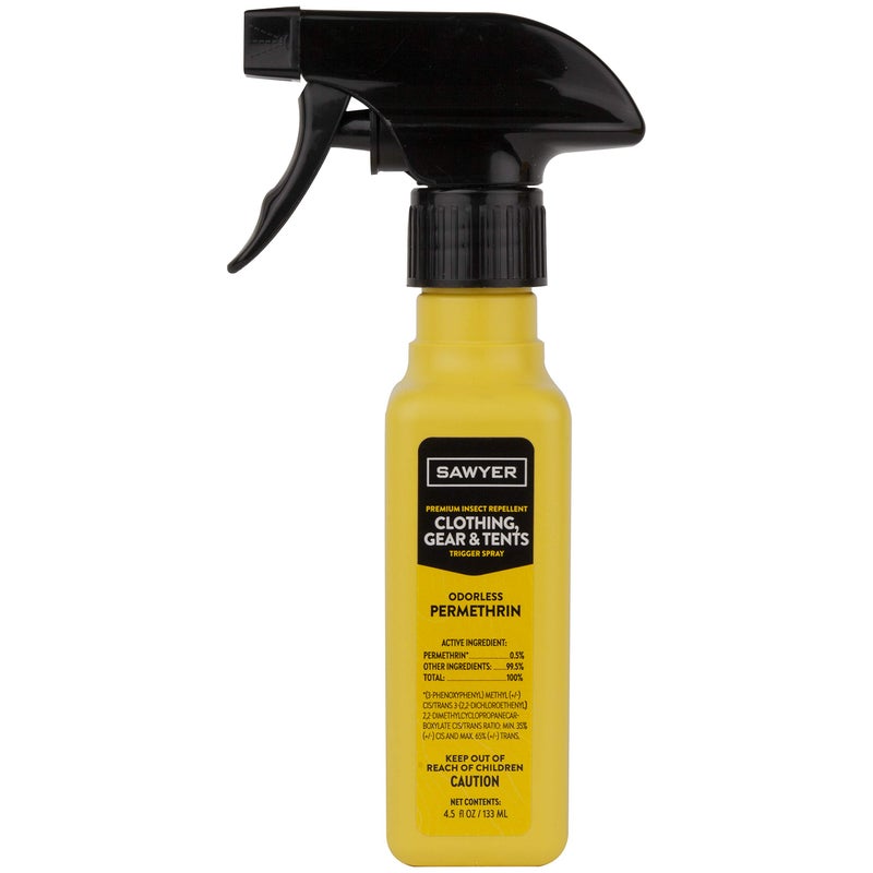Sawyer رذاذ طارد الحشرات المتميز من ساوير SP645 للملابس والمعدات والخيام، 4.5 أونصة، 6 زجاجات - Image 2