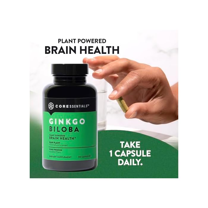 NGL Ginkgo Biloba - 90 Capsules, Plant-Powered Brain Health Supplement, Pure Premium Raw Plant Formula, Minimally Processed, No Added Fillers - Image 4