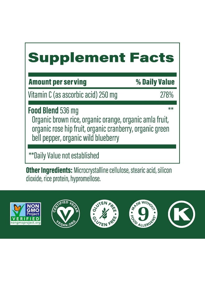 MegaFood Complex C - Immune Support - A Daily Dose Of Vitamin C Delivered With Real Food - Vegan - Non-Gmo - Gluten Free, Made Without 9 Food Allergens - 60 Tabs  - Image 2