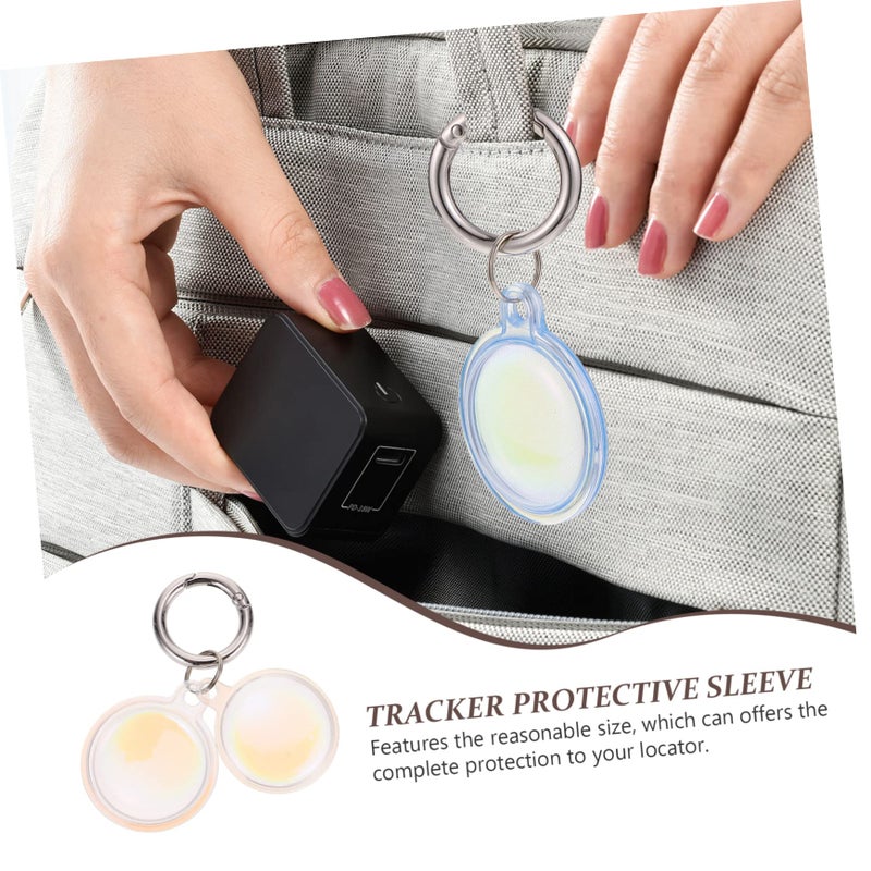 Shockproof Protective Case For Tracking Devices Blue 8 4X4X0 7CM Transparent TPU Cover - Image 2