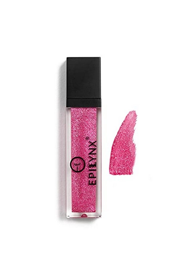 EPILYNX By Dr. Liia Vegan Glitter & Matte Liquid Lip Gloss Moisturizing Formula For Hydration & Long Lasting Wear Cruelty Free, Paraben Free, Gluten Free Sweet Tooth Fuchsia Pink - Image 1