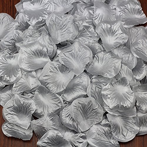 Riverbyland Artificial Grey Flowers Petals 1000 pcs Craft Supplies - Image 1