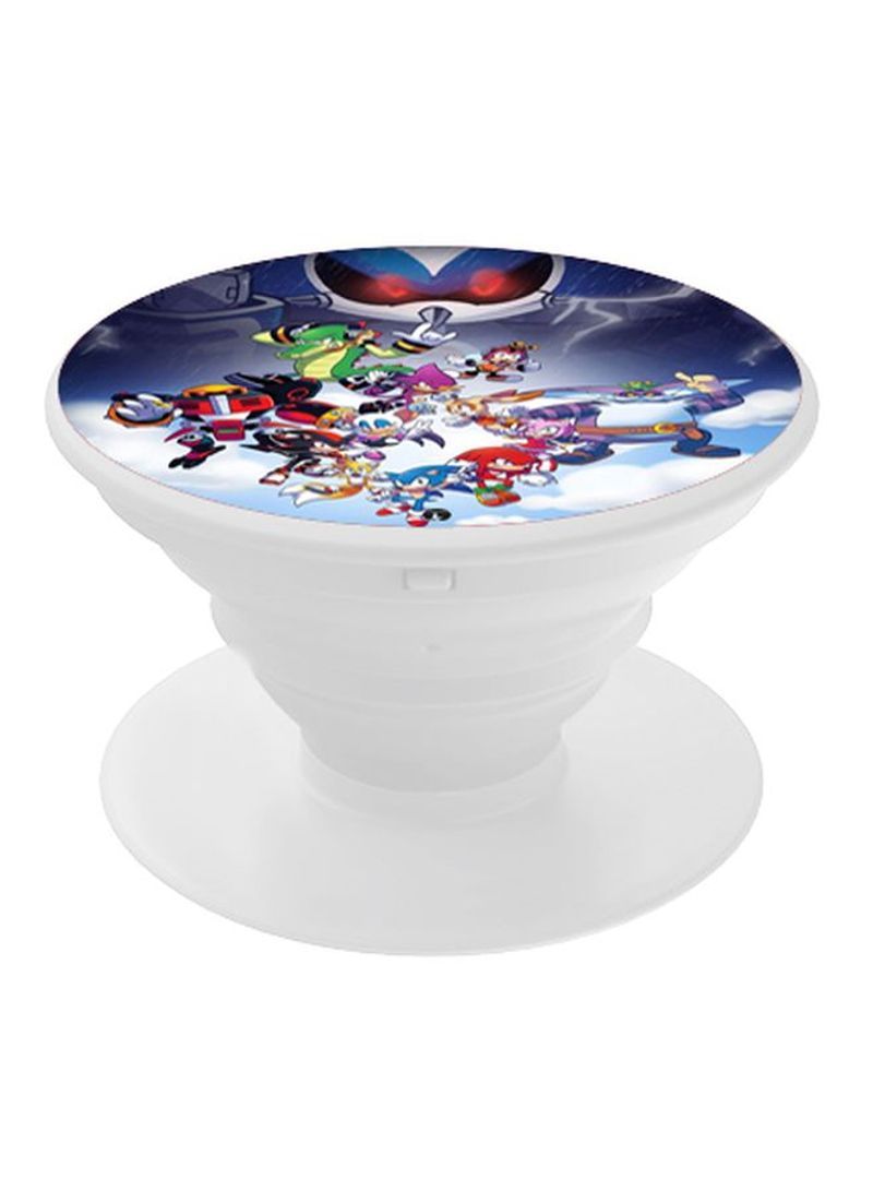 RKN Sonic Character's Printed Pop Up Finger Grip Phone Holder Blue/Red/Green - Image 2