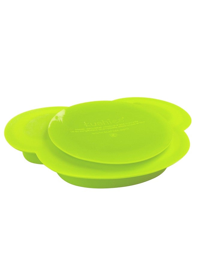 Kushies Bear Siliplate Silicone Plate, Green - Image 4