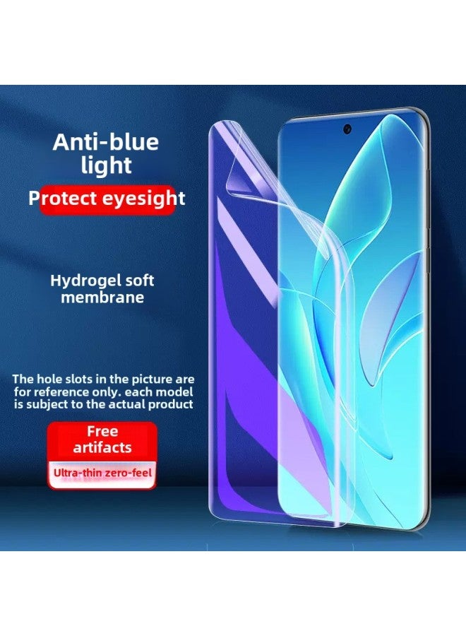 Xiaomi 13pro Tempered Film HD Full Coverage Applicable Xiaomi 9SE Hydrated Film Digital Series Flat Mobile Phone Film-Colour:Hydrogel Film Blue Light (free Film Artifact)-Size:Xiaomi 15 (unlocked Version)  - Image 1