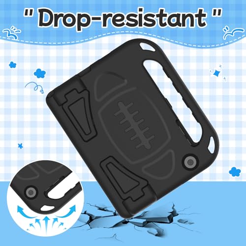 BMOUO Kids Case for Samsung Galaxy Tab A11+ Plus 11” 2026/A9+ Plus 2023 11 inch Tablet, with Screen Protector, Shockproof Lightweight Stand Handle Galaxy Tab A11 Plus/A9 Plus Case for Kids, Black - Image 5