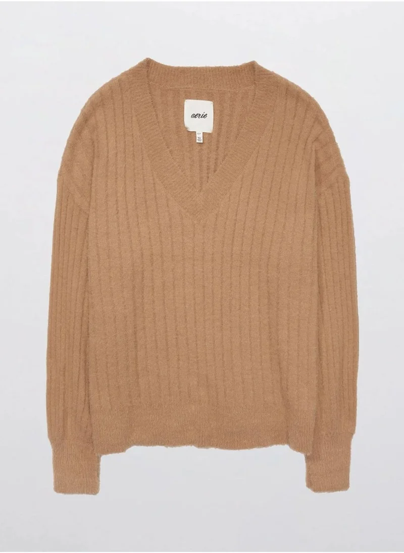 آري من امريكان ايجل V-Neck Ribbed Sweater