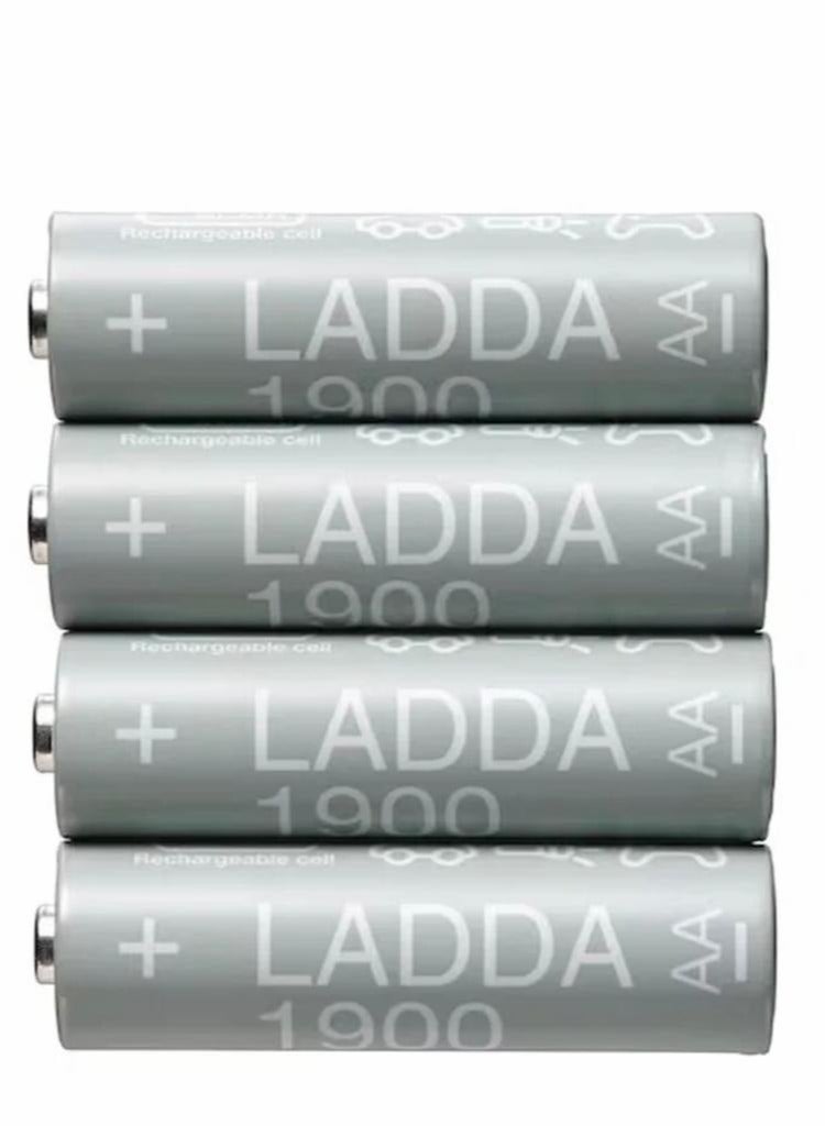 لادا بطارية قابلة للشحن AA 1900 مللي أمبير اربع قطع - Image 1