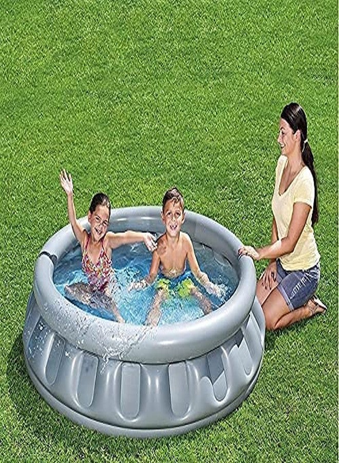 غلان حوض استحمام دائري قابل للنفخ على شكل سفينة فضائية من جلان، مناسب للأطفال، ملحقات حمامات السباحة، مجموعة قابلة للنفخ، ملحقات حمامات السباحة الصيفية والشاطئية، ألعاب مائية ممتعة للكبار (حوض استحمام دائري) - Image 4