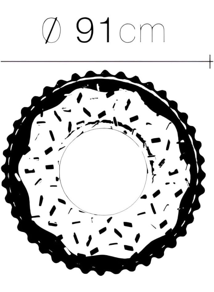 بست واي أنبوب سباحة حلوى الدونات 91 سم - Image 3