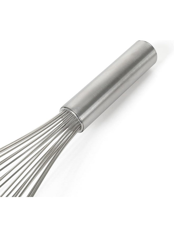 12-Inch Stainless Steel Balloon Whisk – Satin Finish Wire Whisk for Mixing, Beating & Whipping – Lightweight Handle, Durable, Dishwasher Safe - Image 5