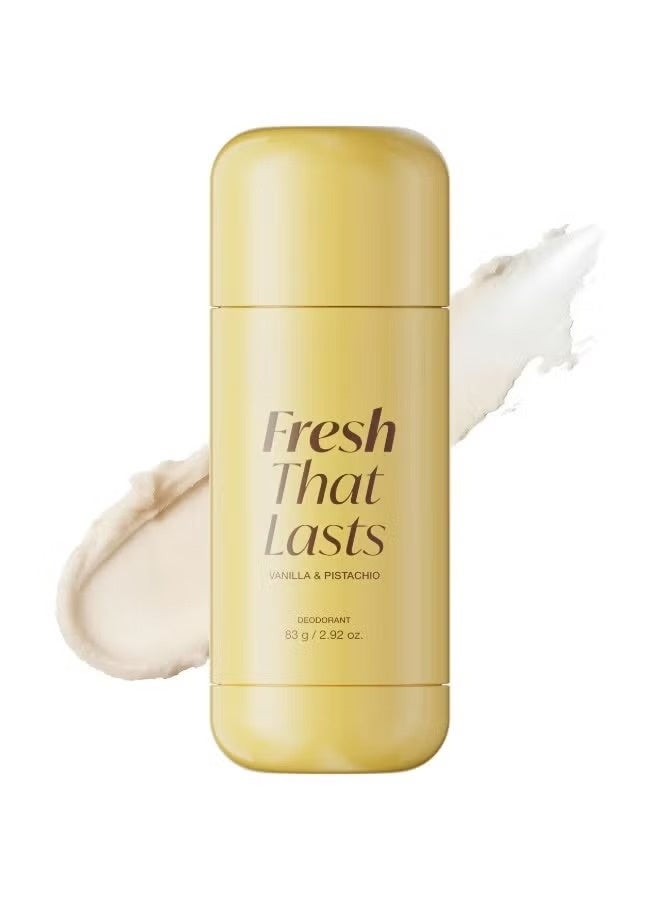 Kojic Acid u0026 Turmeric Aluminum-Free Deodorant | Vanilla u0026 Pistachio Perfumed Stick, All-Day Odor Protection for Women u0026 Men | Underarm Brightening Care | No White Marks, 2.92 oz - Image 1